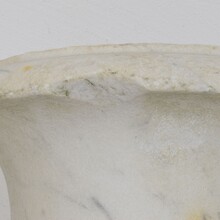 White marble medici garden vase / urn, France circa 1850-1880