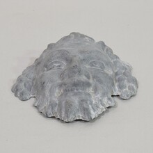 Zinc Bacchus head ornament, France circa 1850-1900