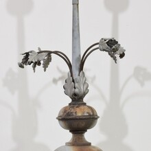 Large zinc roof finial with dove, France circa 1850-1900