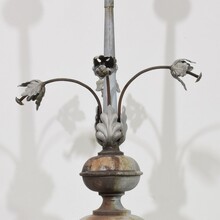 Large zinc roof finial with dove, France circa 1850-1900