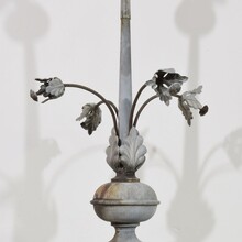 Large zinc roof finial with dove, France circa 1850-1900