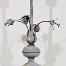 Large zinc roof finial with dove, France circa 1850-1900