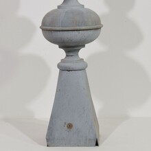 Large zinc roof finial with dove, France circa 1850-1900