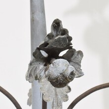 Large zinc roof finial with dove, France circa 1850-1900