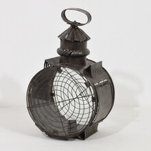 Rare metal lantern, France circa 1800-1850