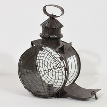 Rare metal lantern, France circa 1800-1850