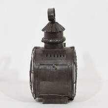 Rare metal lantern, France circa 1800-1850