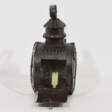 Rare metal lantern, France circa 1800-1850