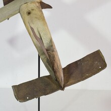 Folk art wooden aeroplane, France circa 1920-1940