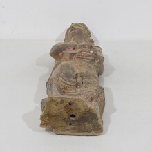 Hand carved oak statue of saint John the evangelist, France circa 1550-1650