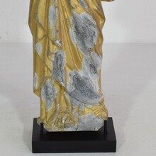 Neo Gothic gilded metal Saint statue, France circa 1880-1900