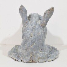 Zinc horse head trade sign, France circa 1880-1900