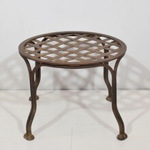 Iron stool or tabouret, France circa 1950