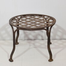 Iron stool or tabouret, France circa 1950