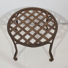 Iron stool or tabouret, France circa 1950