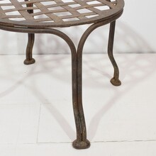 Iron stool or tabouret, France circa 1950