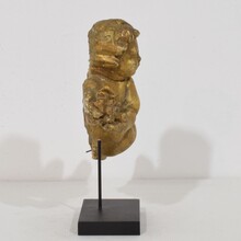 Carved wooden baroque angel, Italy circa 1750