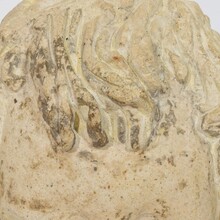 Chalk/ cast stone angel head, Italy circa 1750