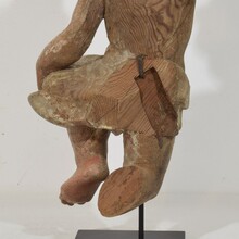 Carved wooden baroque angel fragment, Italy circa 1750