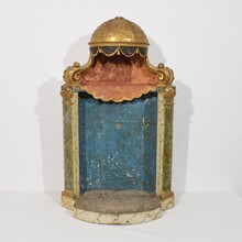 Neoclassical carved wooden altar shrine, Italy circa 1760-1800