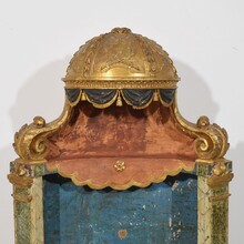 Neoclassical carved wooden altar shrine, Italy circa 1760-1800