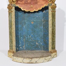 Neoclassical carved wooden altar shrine, Italy circa 1760-1800