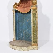 Neoclassical carved wooden altar shrine, Italy circa 1760-1800