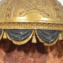 Neoclassical carved wooden altar shrine, Italy circa 1760-1800