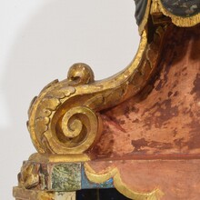 Neoclassical carved wooden altar shrine, Italy circa 1760-1800