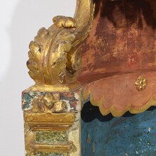 Neoclassical carved wooden altar shrine, Italy circa 1760-1800