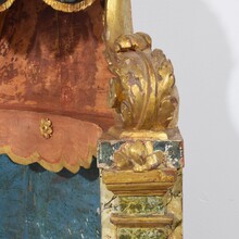 Neoclassical carved wooden altar shrine, Italy circa 1760-1800