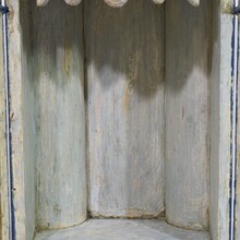 Wooden travel/ house altar, Italy circa 1750