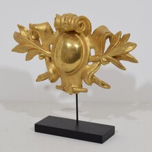 Carved giltwood ornament, Italy circa 1850-1900