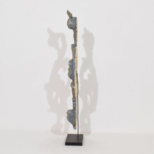 Hand carved wooden baroque style curl ornament, Italy circa 1850