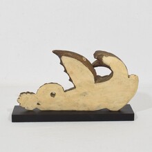 Neoclassical handcarved wooden mythical figure, Italy circa 1780-1820