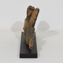 Neoclassical handcarved wooden mythical figure, Italy circa 1780-1820