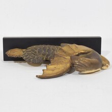 Neoclassical handcarved wooden mythical figure, Italy circa 1780-1820