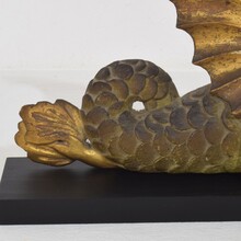 Neoclassical handcarved wooden mythical figure, Italy circa 1780-1820