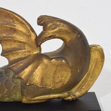 Neoclassical handcarved wooden mythical figure, Italy circa 1780-1820