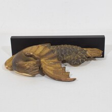 Neoclassical handcarved wooden mythical figure, Italy circa 1780-1820