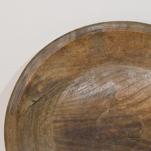 Large wooden bowl/platter, France 18th century.