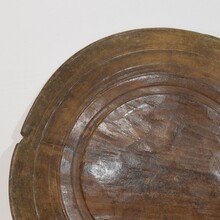 Large wooden bowl/platter, France 18th century.