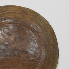 Large wooden bowl/platter, France 18th century.