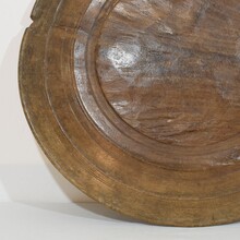 Large wooden bowl/platter, France 18th century.