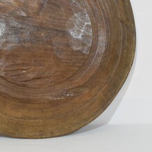 Large wooden bowl/platter, France 18th century.