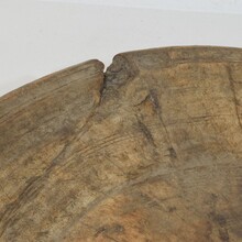 Large wooden bowl/platter, France 18th century.