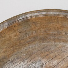 Large wooden bowl/platter, France 18th century.