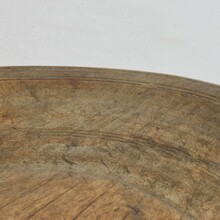 Large wooden bowl/platter, France 18th century.