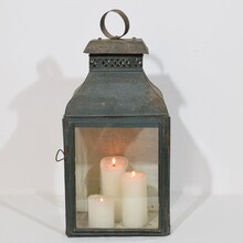 Large metal lantern, France circa 1780-1850