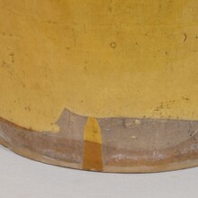 Large yellow glazed ceramic kitchen jar/pot, France circa 1850-1900